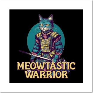 Meowtastic Warrior Posters and Art